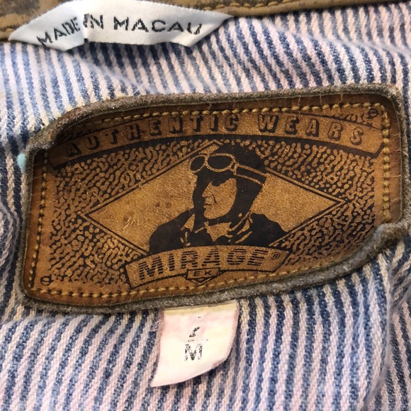 Mirage Vintage Acid Wash Denim Jacket - Picture 8 of 10